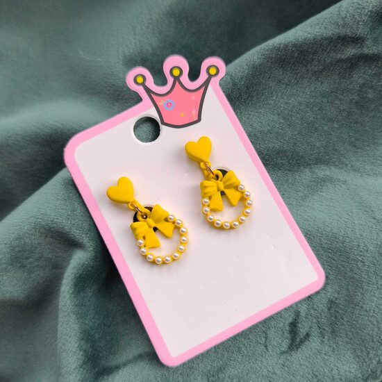 Klipši meitenēm Dzeltenas bantes